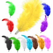 고리깃털 새깃털 칼라(약 10개) 혼합( 약 12개) 깃털 칼라깃털 소품만들기 꾸미기재료