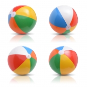 그리기 비치볼 무지개흰색 수영장 공놀이 물놀이공 색칠하기 꾸미기 - KC인증