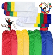 색동한삼 단색한삼 전통민속 탈춤 무용 응원용품 운동회 1쌍(2개입)