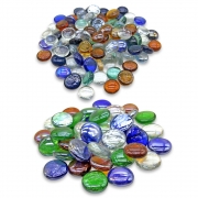 알까기 유리구슬 납작원형 납작구슬 원예 수조 DIY 만들기재료