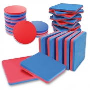 색판뒤집기 양면 판게임 EVA 원형(3개) 사각(2개/1개) 체육대회 운동회용품 KC인증