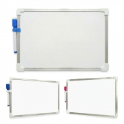 양면 스틸 화이트보드 메모 보드판 알림판 학습용 교육용