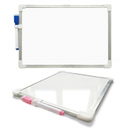 양면 스틸 화이트보드 25x35cm 메모 보드판 알림판 학습용 교육용