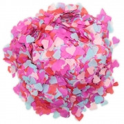 축하꽃종이(하트) 종이컨페티 조각페이퍼 플라워샤워 대용량 이벤트 파티 행사용품