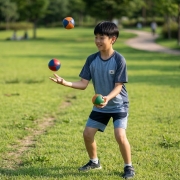 저글링공 3개(1세트) 색동 저글링볼 수행평가 취미 체육용품