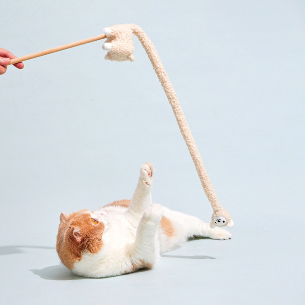 [여기있어] 하찮은 알파카 고양이 인형 장난감 캣닢 방울 내장