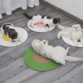 [도그웨그] 수평형 코튼 고양이 스크래쳐 매트 4color