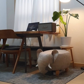 [아서아리] 스툴 동물농장 하드 고양이 원목 숨숨집