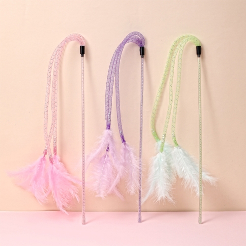 [캣냐옹] 깃털 낚시대 고양이 장난감 오뎅꼬치 카샤카샤